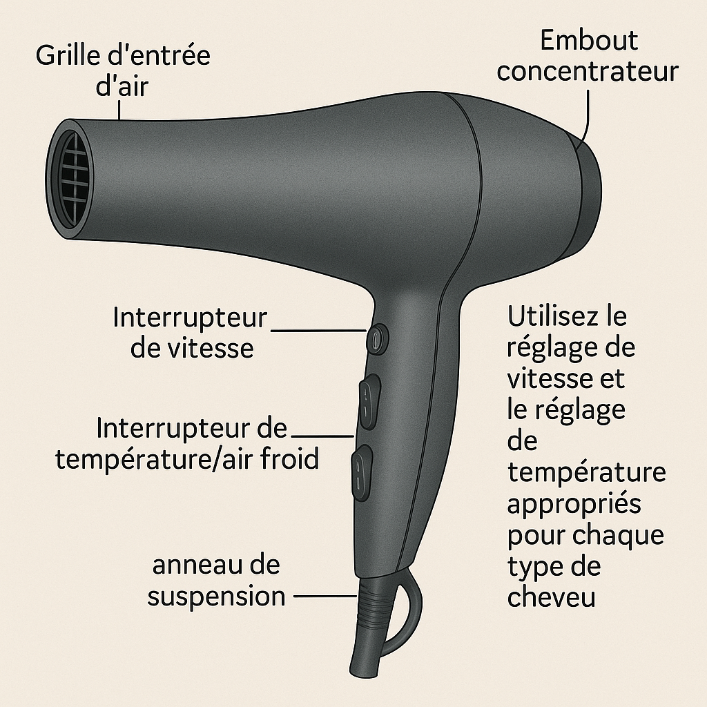 Sèche-cheveux ProBaBylisscoco Style 5000w