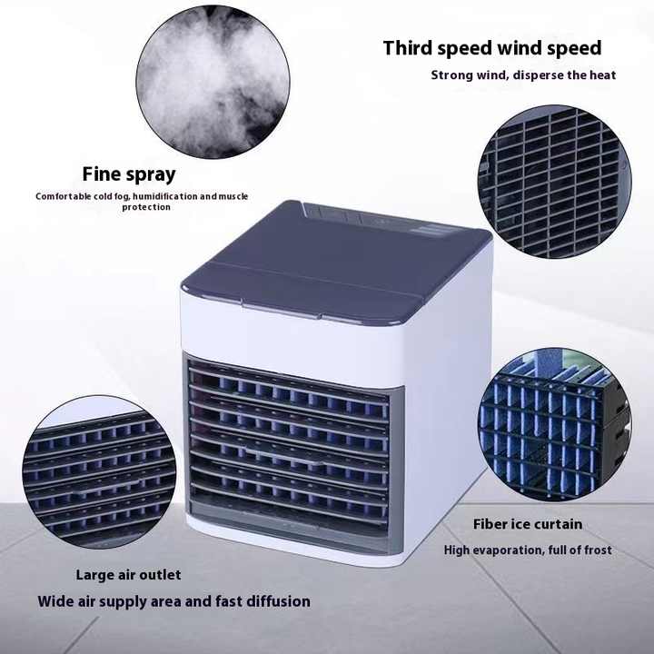 ❄️ Mini Climatiseur Portable – Rafraîchissez Votre Été pour Seulement 40$ !