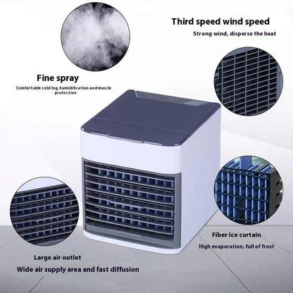 ❄️ Mini Climatiseur Portable – Rafraîchissez Votre Été pour Seulement 40$ !